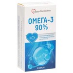 Омега-3 90%, Сердце континента капсулы 1300 мг 30 шт