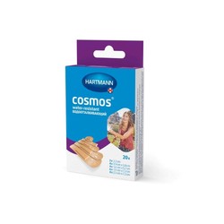 Лейкопластырь Cosmos водоотталкивающий (набор ассорти - 5 размеров) 20 шт.