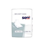 Пеленки гигиенические, Seni (Сени) р. 60смх90см 10 шт софт бейсик